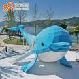 Dolphin Slide Non-Standard Amusement Equipment Manufacturer Creativity Outdoor Playground Slide For Sale