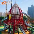 Creativity Rocket Theme Paradise Kids Slide Park Equipment Playground Sets For Sale