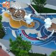 Giraffe Shape Park Outdoor Large Amusement Equipment Manufacturer Playground Equipment Design Stainless Steel Slide