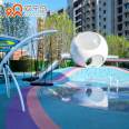 Outdoor children's playground amusement equipment stainless steel slide manufacturer