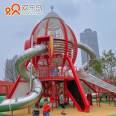 Stainless Steel Slide for Sale - Rocket Theme Playground Design