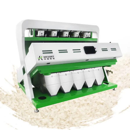 wheat cereals Automatic rice sorting machine 5-channel large Grain Plastic Coffee Beans Peanuts color sorter machine