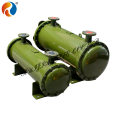 Industrial water cooling heat exchanger with threaded copper tubes oil cooler condenser evaporator