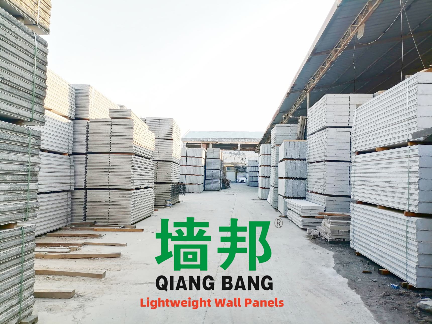 Qiangbang lightweight wall panels fireproof Office factory warehouse thermal insulation partition board manufacturer