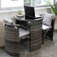Outdoor Rattan Dining Chair Rattan Chair and Outdoor Dining Table Set Wicker