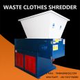 Scrap clothes shredder roller cutter for crushing without wrapping the shaft