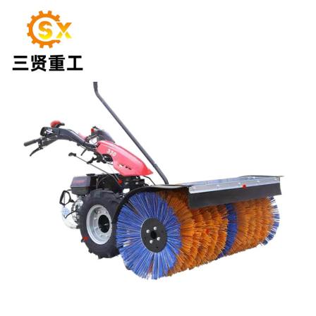Hand propelled Snowplow small all gear snow cleaning equipment Sanxian Heavy Industry gasoline snow remover