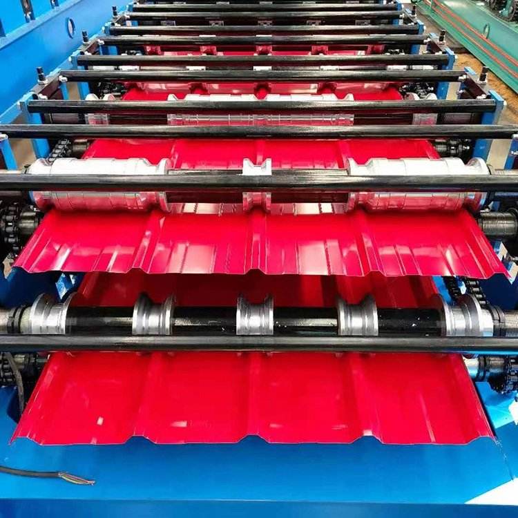 Fully automatic color steel tile equipment manufacturer 840 tile pressing machine Handle cold bending machine