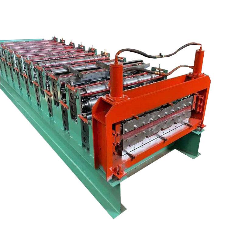 Fully automatic color steel tile equipment manufacturer 840 tile pressing machine Handle cold bending machine