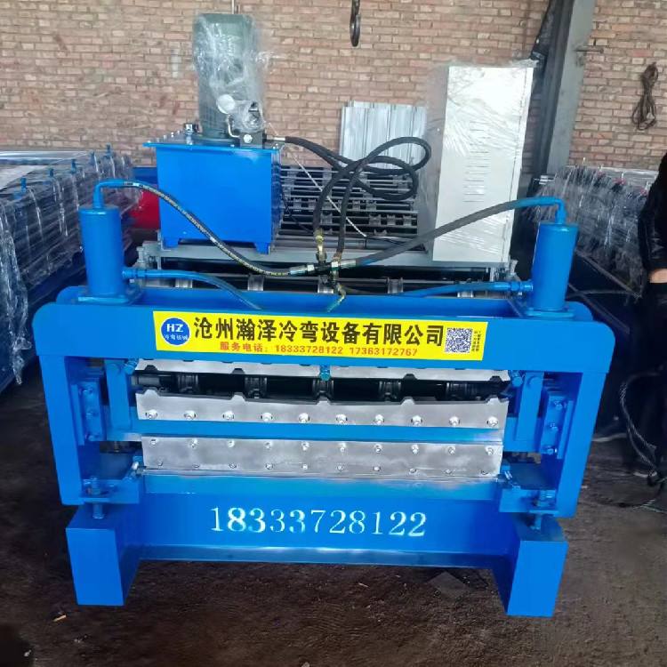 Fully automatic color steel tile equipment manufacturer 840 tile pressing machine Handle cold bending machine