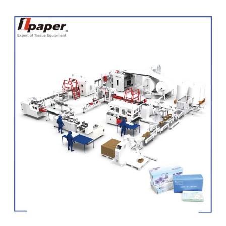 napkin paper making machine line suppliers facial tissue paper making and packaging machine
