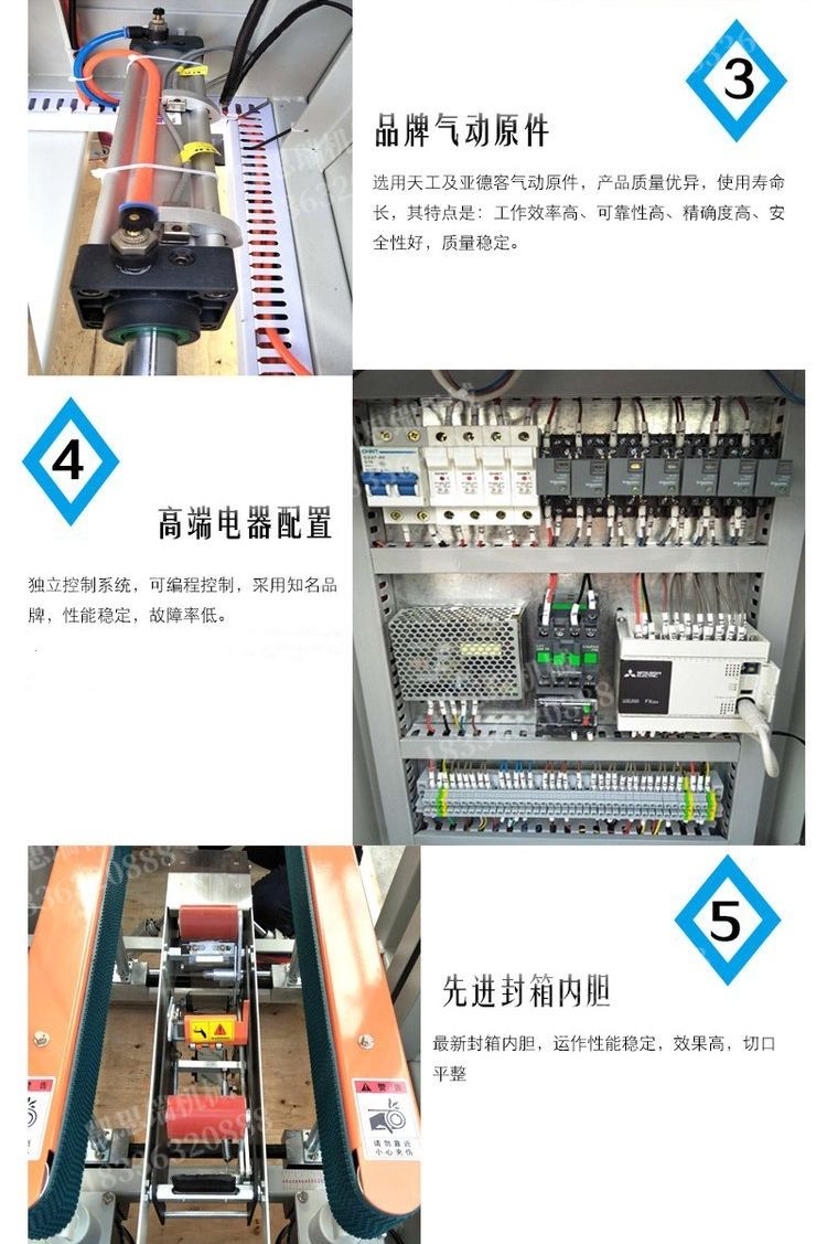 Fully automatic folding, opening, and sealing machine for cardboard boxes