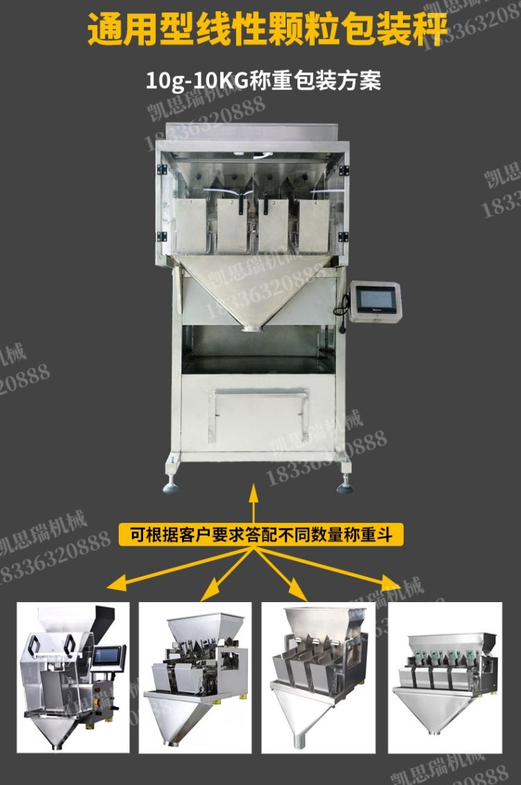 Automatic weighting and packaging machine for feed particles