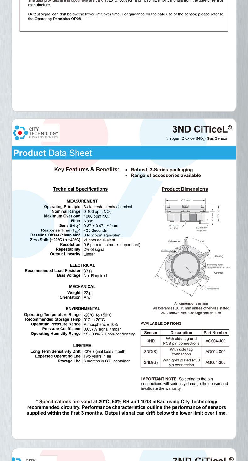 CITY 3ND sensor portable flue gas analyzer