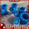 Support customized GL41H-10Q pipeline cleaner Y-shaped filter DN300 duct iron