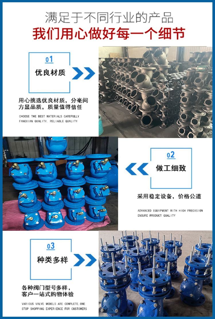 Support customized GL41H-10Q pipeline cleaner Y-shaped filter DN300 duct iron