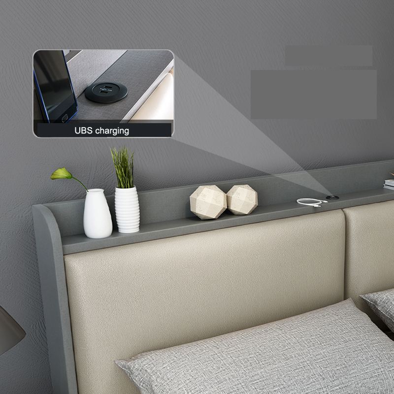 Modern Bed Room Furniture Platform King Size Bed