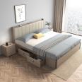 Low Platform Wooden Queen Family Bed Comforter Set Kingsize High Quality Bed Frame Wooden
