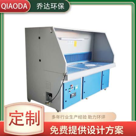 Workpiece grinding and dust removal workbench, stainless steel grinding table