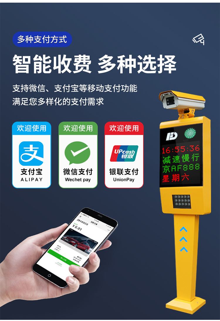 License Plate Recognition One In One Out License Plate Recognition System Parking Toll Collection System