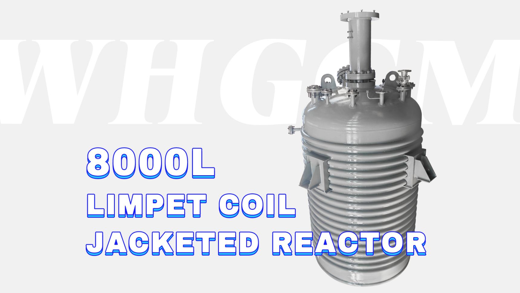 ASME-U CE EAC 8000L high pressure high temperature outer half-tube limpet coil jacket cladding plate Industrial reactor