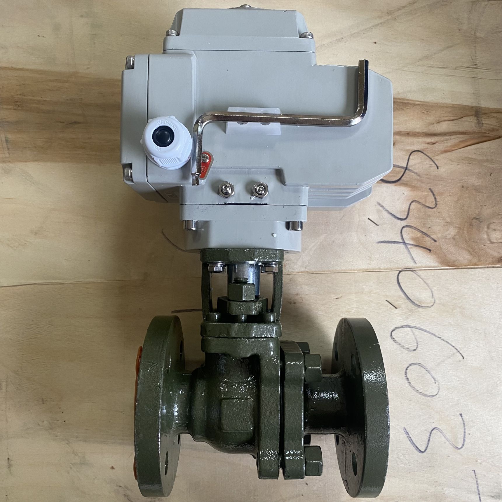 Q941F46-16C electric fluorine lined flange ball valve DN15 20 25 32 40 50 65 80 100 125 150 200 250