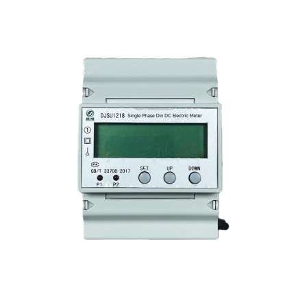 DC Multifunctional Power Monitor DJSU1218 48V 300A Dc Energy Meter Dual Tariff Energy Meter With Modbus-RTU RS-485