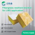 Construction of lng tank wall elastic felt Elastic glass fiber felt Elastic glass wool felt