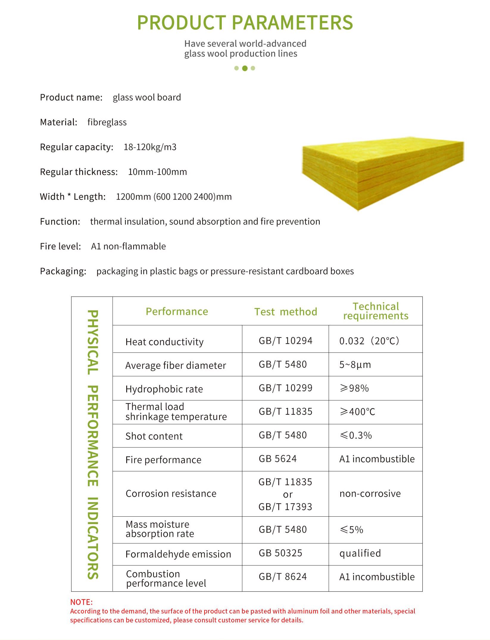 Laboratory glass wool aerogel glass wool 50mm glass wool glass wool strip