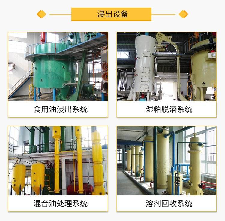 New type of extractor for soybean oil extraction and refining production line