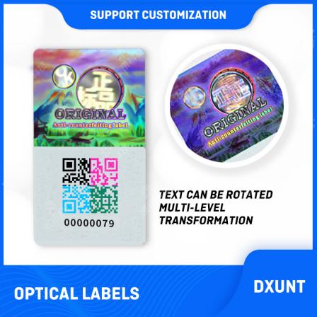 3D holographic anti-counterfeiting label