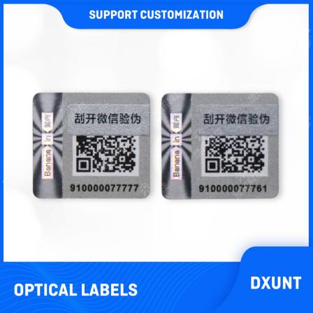 Holographic hot stamping anti-counterfeiting labels