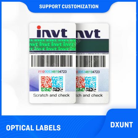 Optical labels，The screen turns on to show the hidden marker