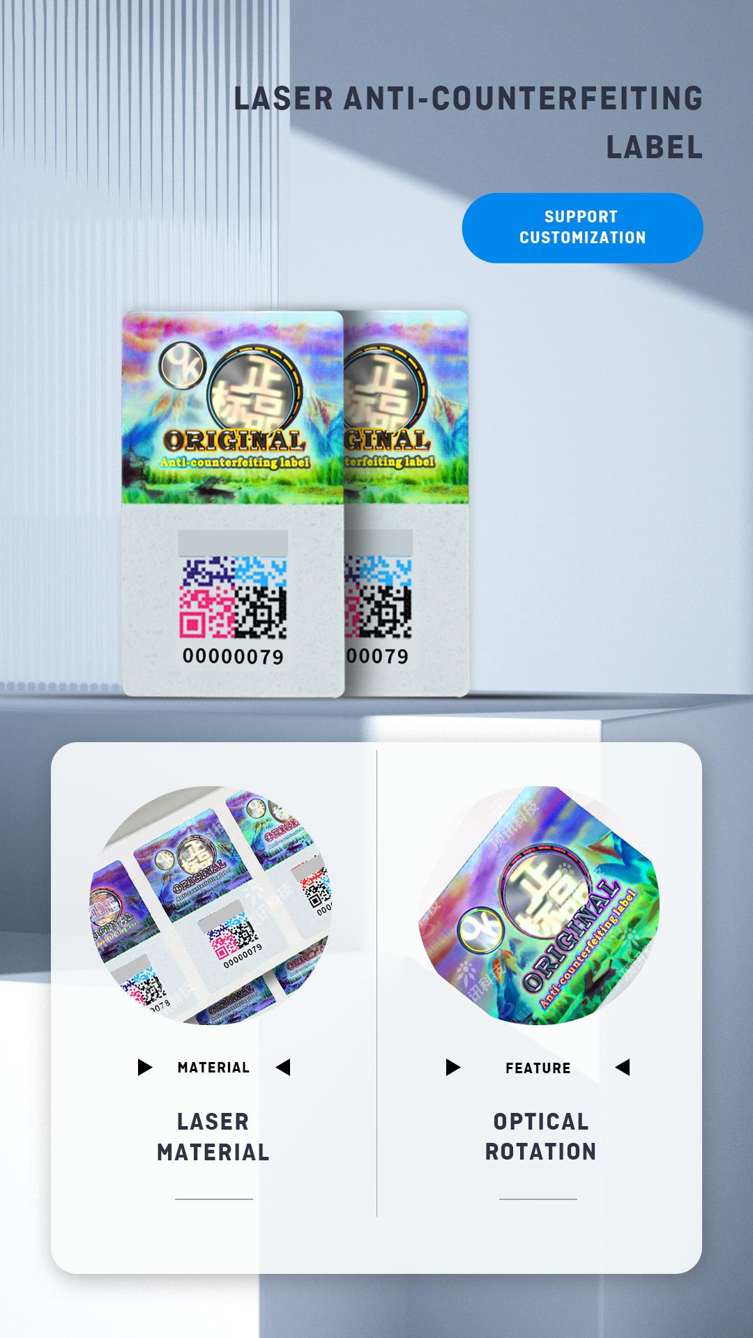 3D holographic anti-counterfeiting label