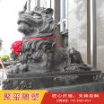 Large Copper Lion Pure Copper Casting 2-meter HSBC Lion Custom Animal Bronze Sculpture