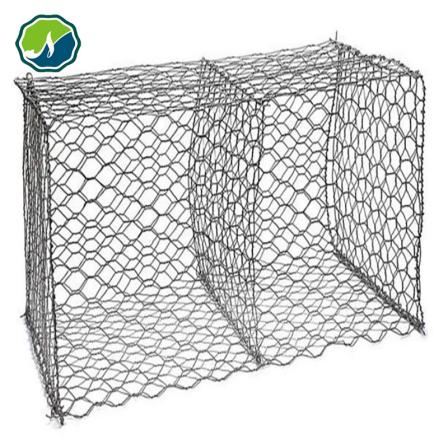 Factory HDP Galvanized PVC Coated Pet Polyester Hexagonal Gabion Basket/Gabion Stone Box