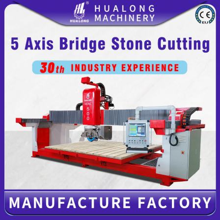 Italy Program Software 5 Axis CNC Bridge Saw Stone Tile Cutter Cutting Machine for Marble Quartz Kitchen