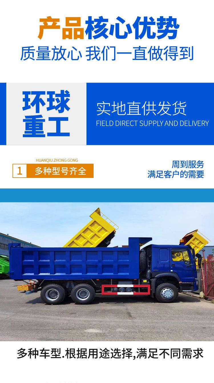 Heavy truck HOWO Dump truck export sales 371 hp dump truck