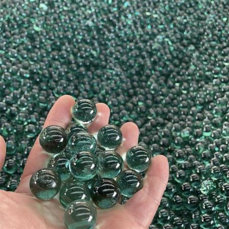 Solid green glass marbles 14mm-25mm special glass beads for children's game consoles Chess glass balls