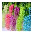 Hot selling artificial wisteria decoration hoisting Artificial plants festive atmosphere landscaping ceiling wisteria