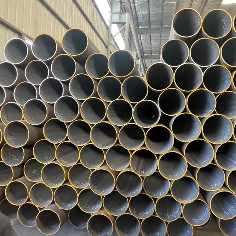 A106B seamless steel pipe, American standard seamless steel pipe, large diameter fluid conveying steel pipe in stock