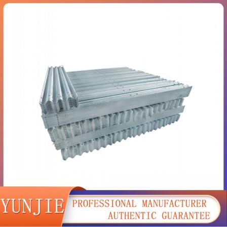 W-shaped guardrail plate security corrugated mountain road internal road
