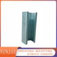 Angle iron welded C-type card fixed column