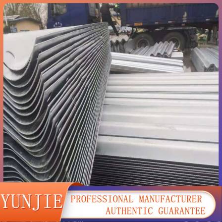 Corrugated guardrail, galvanized and sprayed plastic anti-collision fence board for mountainous highways