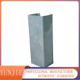 Angle iron welded C-type card fixed column
