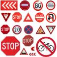 Traffic signs Slow down Slow down Give way Illuminated signs