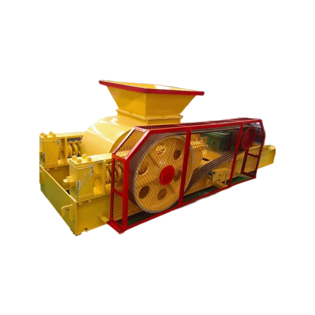 Double roller crusher and equipment products 30 tons of stone crushing