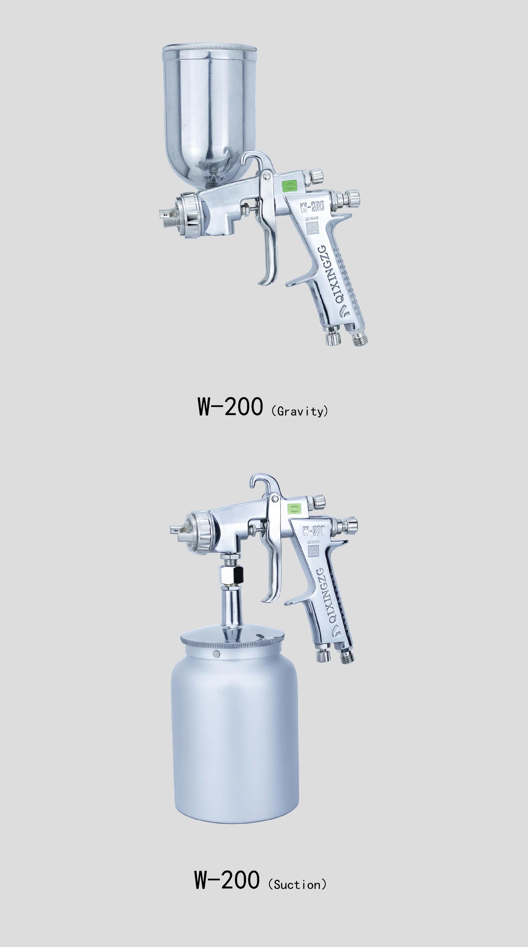 QIXINGZG W-101/200 Manual Spray Gun Furniture, Woodworking, Automotive Top Coat Spray Gun