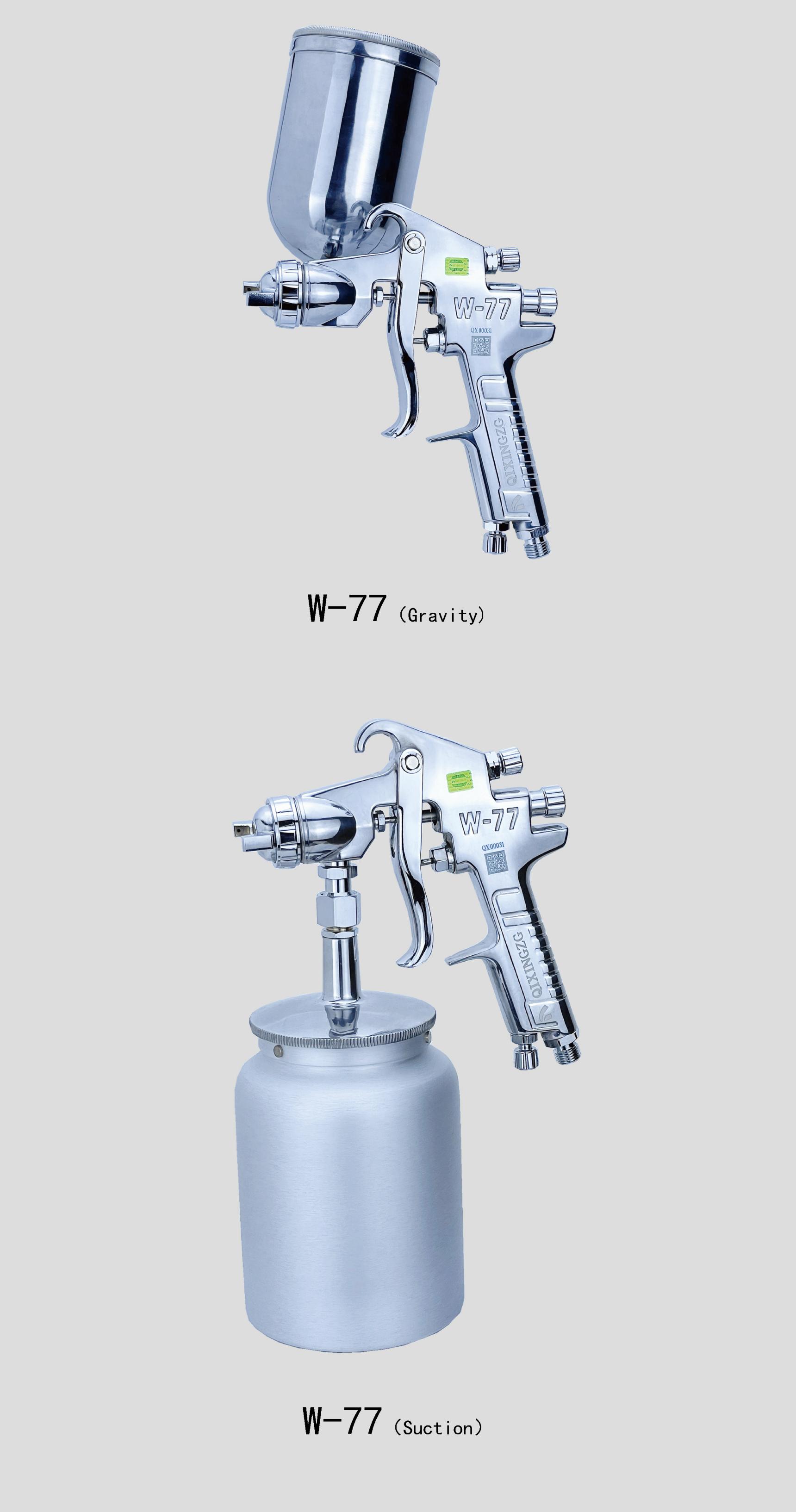 QIXINGZG W-77 Manual Spray Gun Woodworking Furniture Large Area Spray Gun