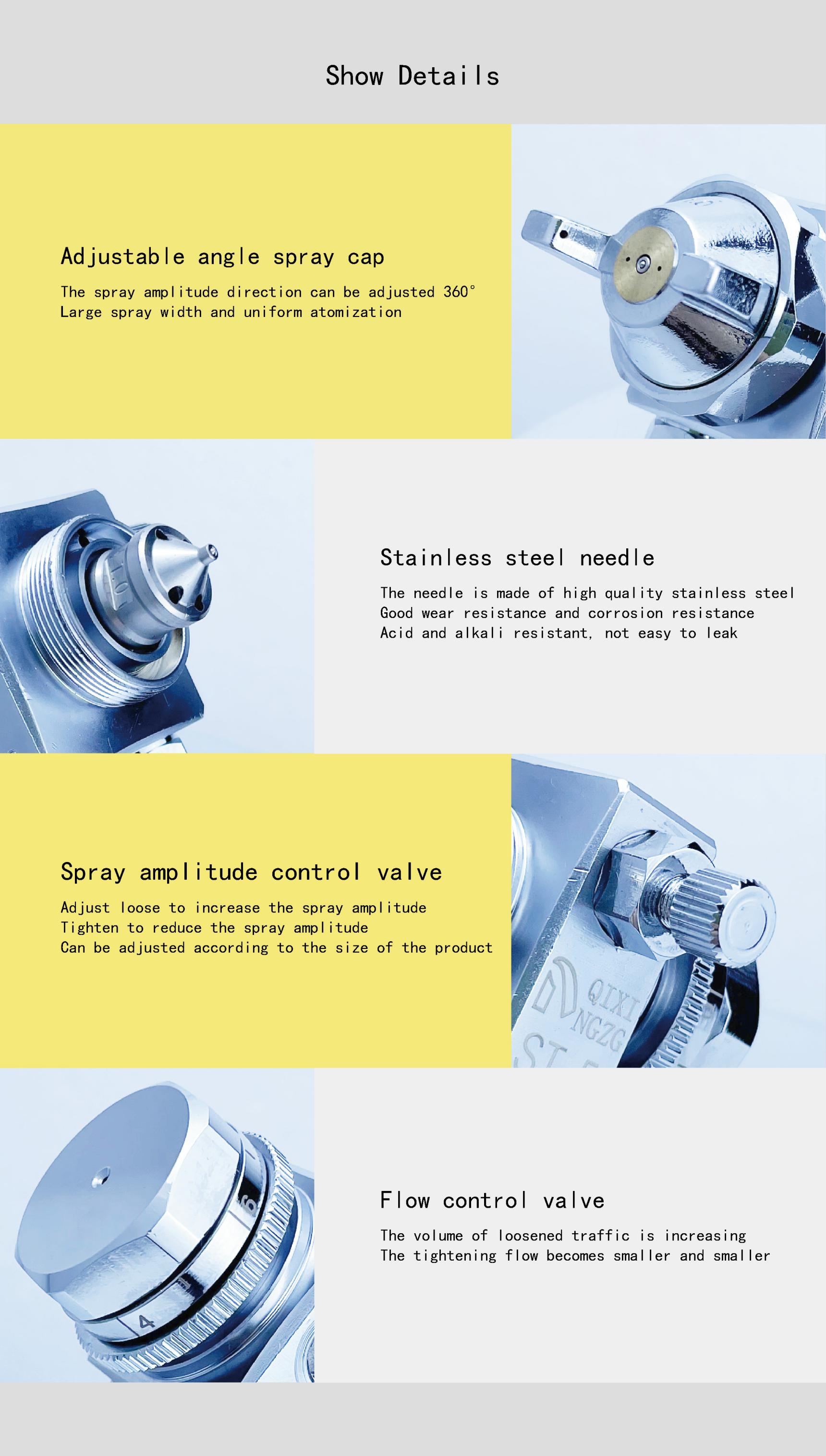 QIXIINGZG ST-5/ST-5R Automatic Spray Gun Blister Wave Welding Alcohol Rosin Spray Gun